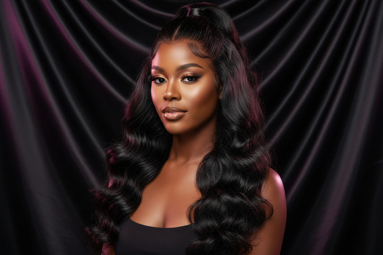 Loose Wave 13x4 Transparent Lace Front Wig – 100% Virgin Human Hair Glueless Lace Wig (130%/150% Density)