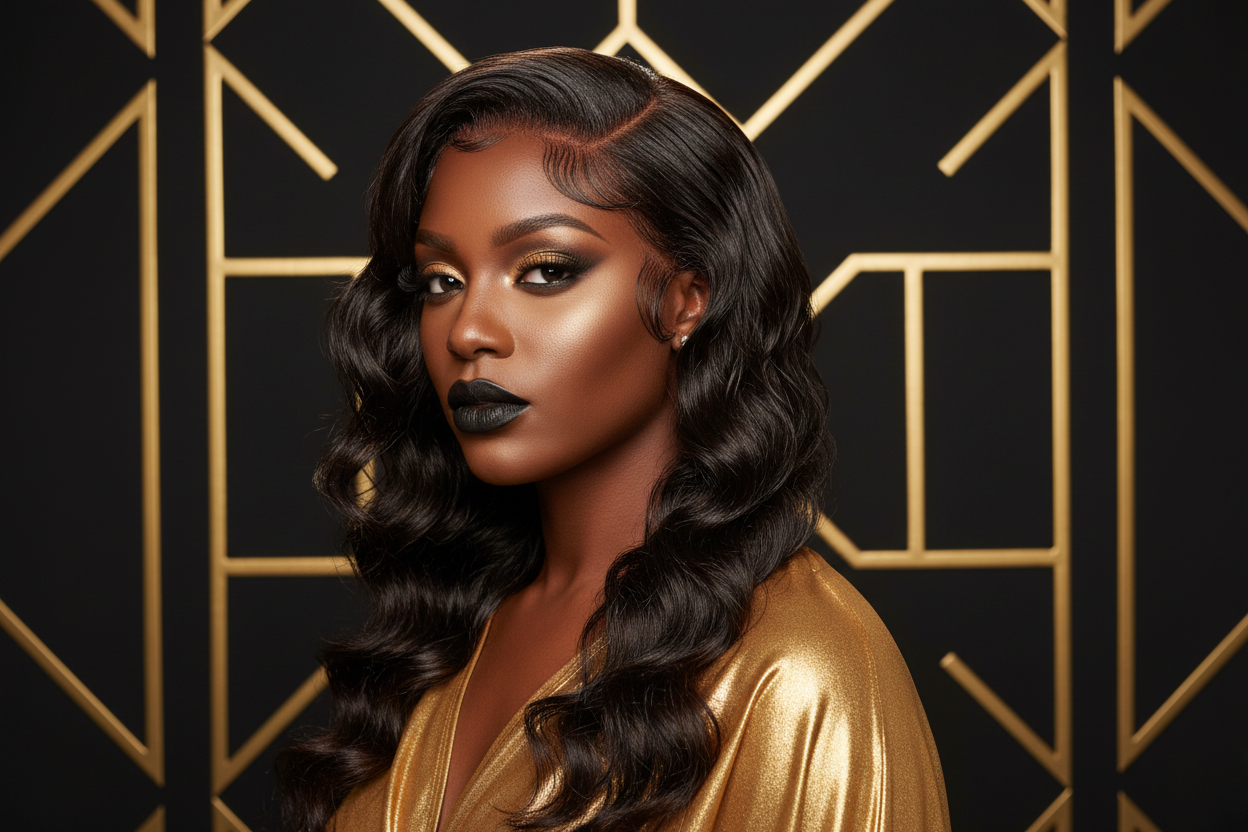 Loose Wave 13x4 Transparent Lace Front Wig – 100% Virgin Human Hair Glueless Lace Wig (130%/150% Density)