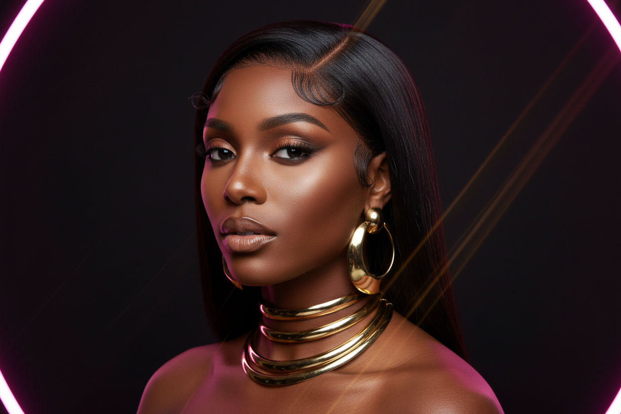 Straight 4x4 Transparent Lace Closure Wig – 180% Density Virgin Human Hair | Natural 1B | 14–24 Inches