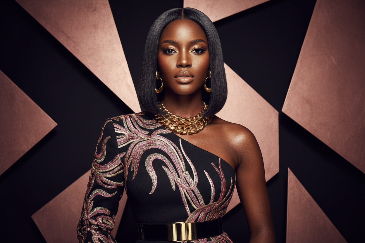 Chic Straight Bob U Part – 100% Human Hair | Sleek Natural Style | Glueless Middle or High Part