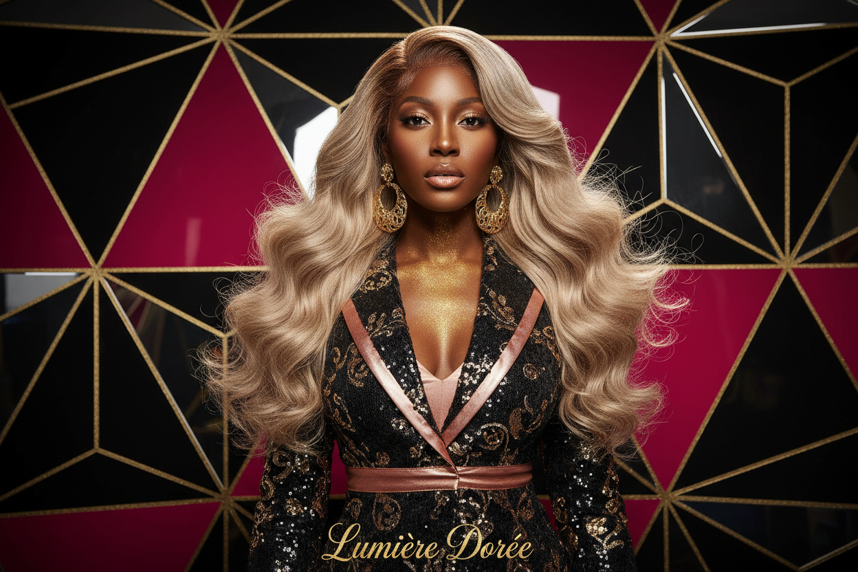 Blonde Body Wave 13x4 Transparent Lace Front – #613 Virgin Human Hair | 150% Density | 16–30 Inches